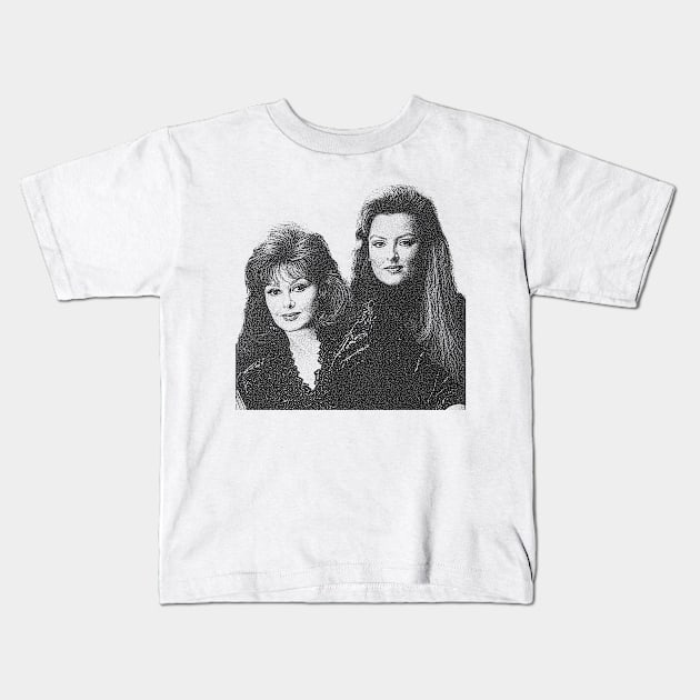 The Judds - Oldies Goodies Kids T-Shirt by DekkenCroud